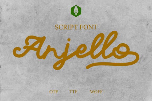Anjello Font for Editorial Design and Content Creation