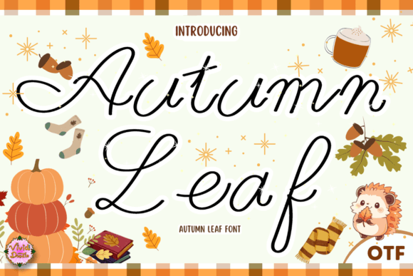 Autumn Leaf Typeface: Elevate Seasonal Campaigns with Warm Script Typography
