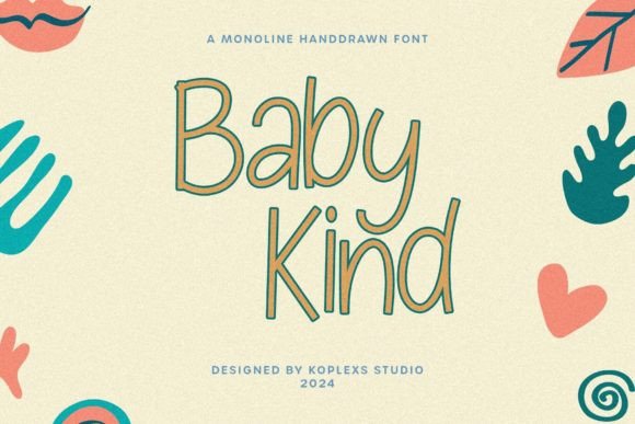 Baby Kind: A Quirky Handwritten Font for Playful Brand Identity
