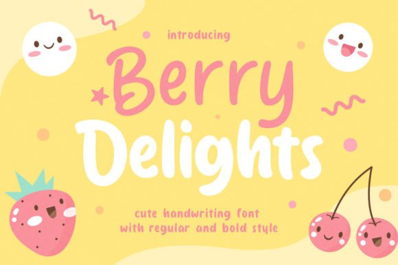 Berry Delight Font for Branding and Design