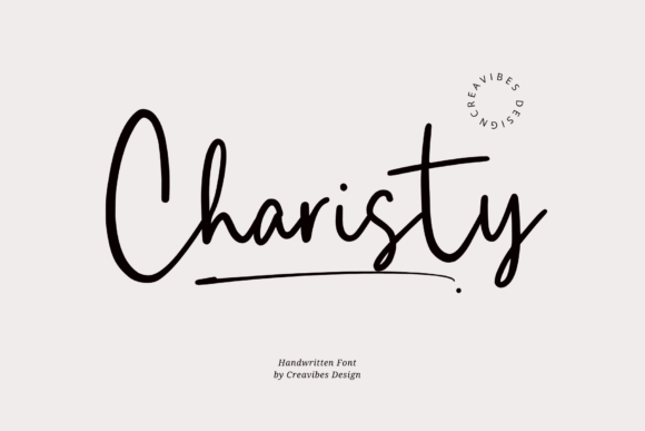 Charisty: A Handwritten Script Font for Editorial Elegance