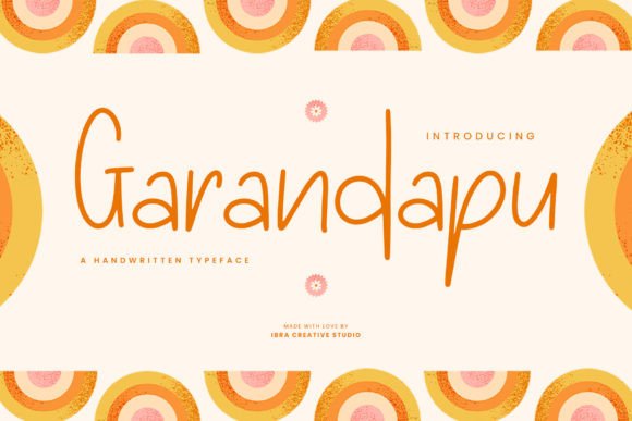 Garandapu: A Script Font for Modern Branding