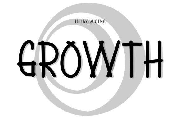 Growth Font for Eye-Catching Brand Content