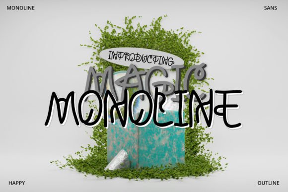 Magic Monoline: A Font That Elevates Branding with Serenity