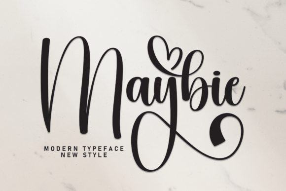 Maybie Font for Branding Projects