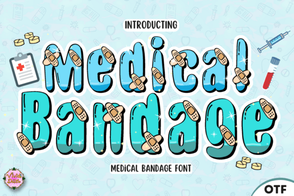 Medical Bandage Font Review: A Creative Touch for Healthcare Branding