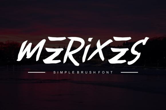 Merixes: A Bold Handwritten Font for Branding Projects
