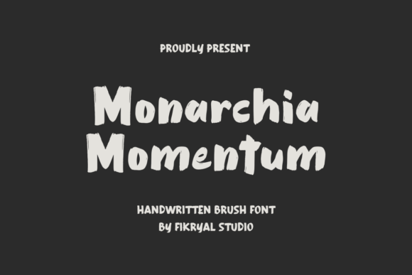 Monarchia Momentum: A Handwritten Typeface for Bold Brand Identities