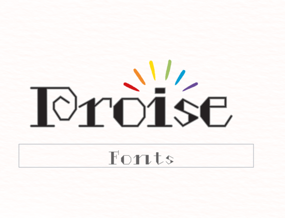 Proise: A Whimsical Display Font for Editorial Design