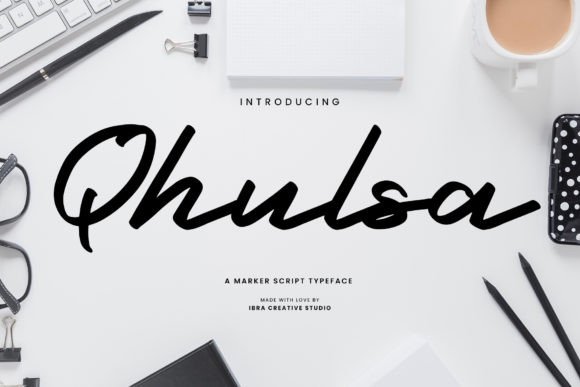 Qhulsa: The Premium Script Typeface for Polished Brand Identity