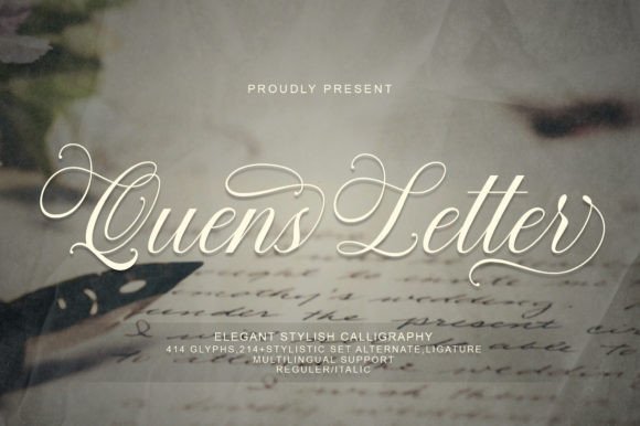 Quens Letter: A Feminine Script Font for Modern Web Design