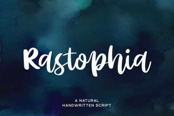 Rastophia Font for Digital Marketing and Branding