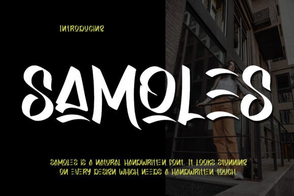 Samoles: A Handwritten Font for Editorial Elegance