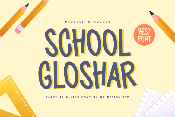 School Gloshar: The Handwritten Typeface for Scroll-Stopping Visuals