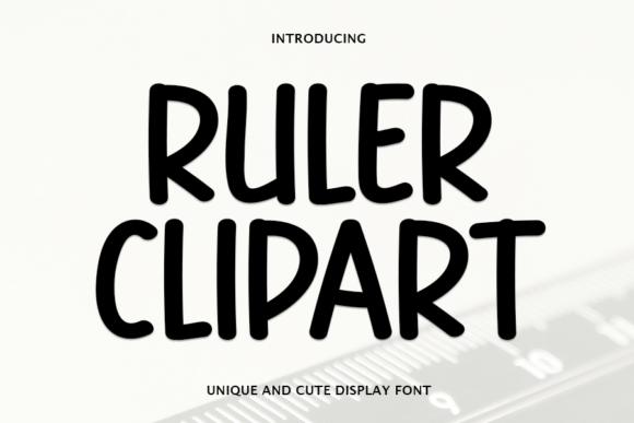 Upgrade Your Brand with Ruler Clipart Font