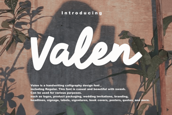 Valen: A Handwritten Font for Engaging Digital Content