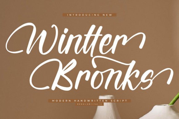 Wintter Bronks: The Modern Handwritten Script for Crafters and Sellers