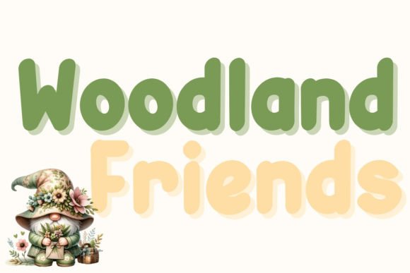 Woodland Friends Font Review for Campaign Design
