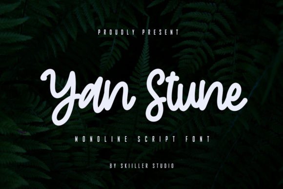 Yan Stune: The Urban Script Typeface for Bold Brand Identities